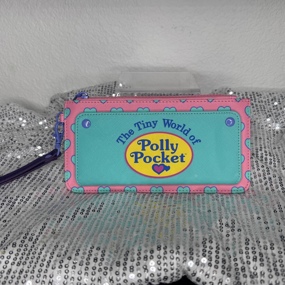 Polly Pocket Pink and Blue Wallet Clutch
